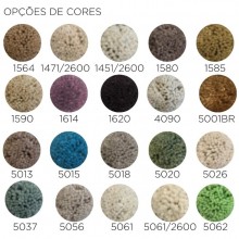 Tapete Artesanal Nylon Linhas Retas Cruzadas 10mm 2 cores